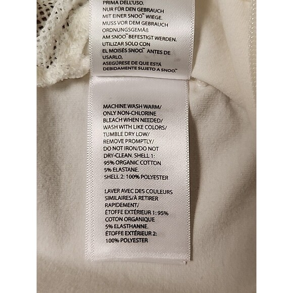 Happiest Baby SNOO Sleep Sack Swaddle Organic Cotton Unisex White Medium 2-4M - Picture 7 of 7